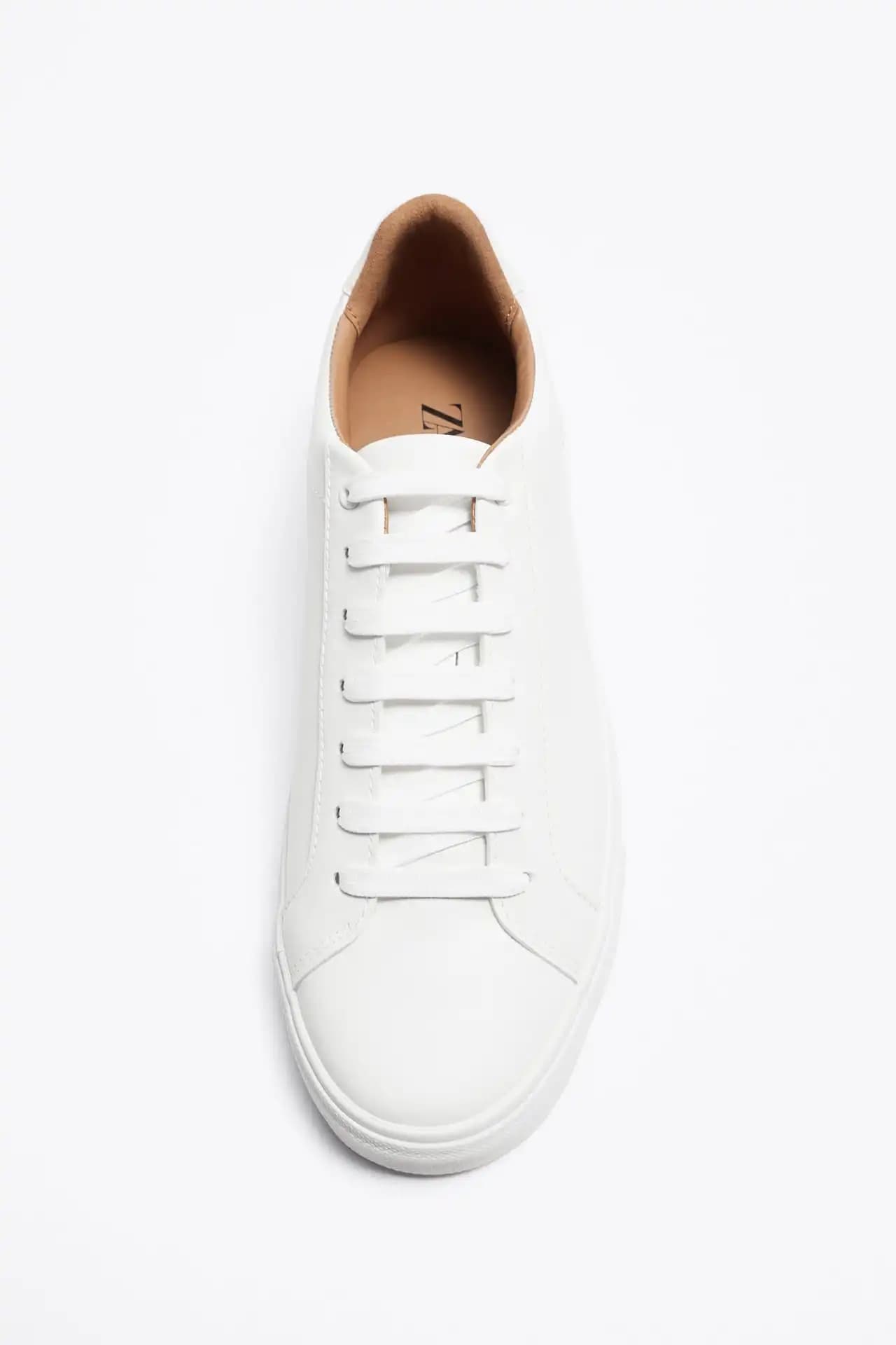کفش اورجینال Zara مدل Minimalist Lace-Up Trainers — تصویر ۸