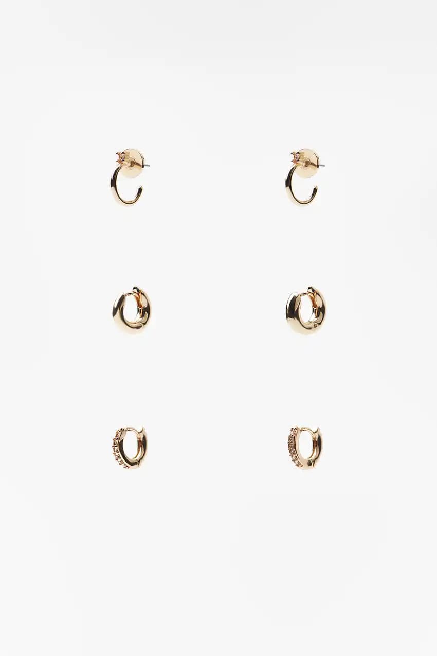 پک گوشواره حلقه ای زارا — تصویر ۳