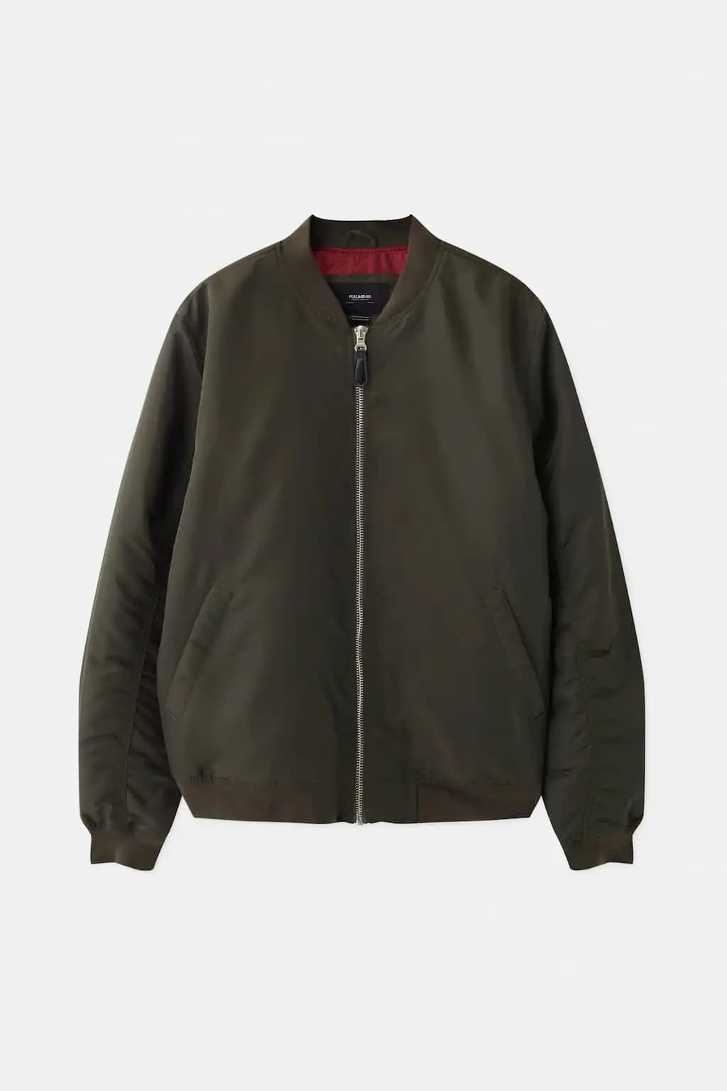 کاپشن Pull&Bear مدل Basic Padded Bomber — تصویر ۸