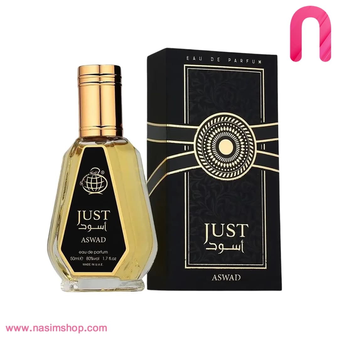 عطر ادکلن مردانه جاست اسود فراگرنس ورد — تصویر ۳