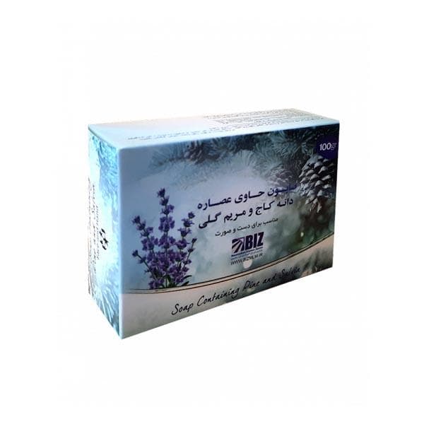 صابون دست و صورت دانه کاج و مریم گلی دکتربیز