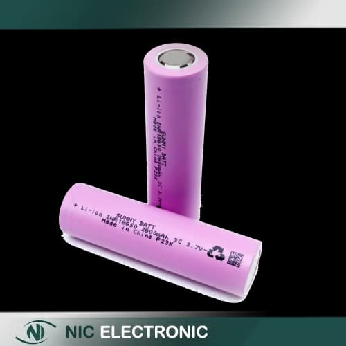 باتری لیتیوم یون BAT 3.7V 2600MAH (18650) 3C
