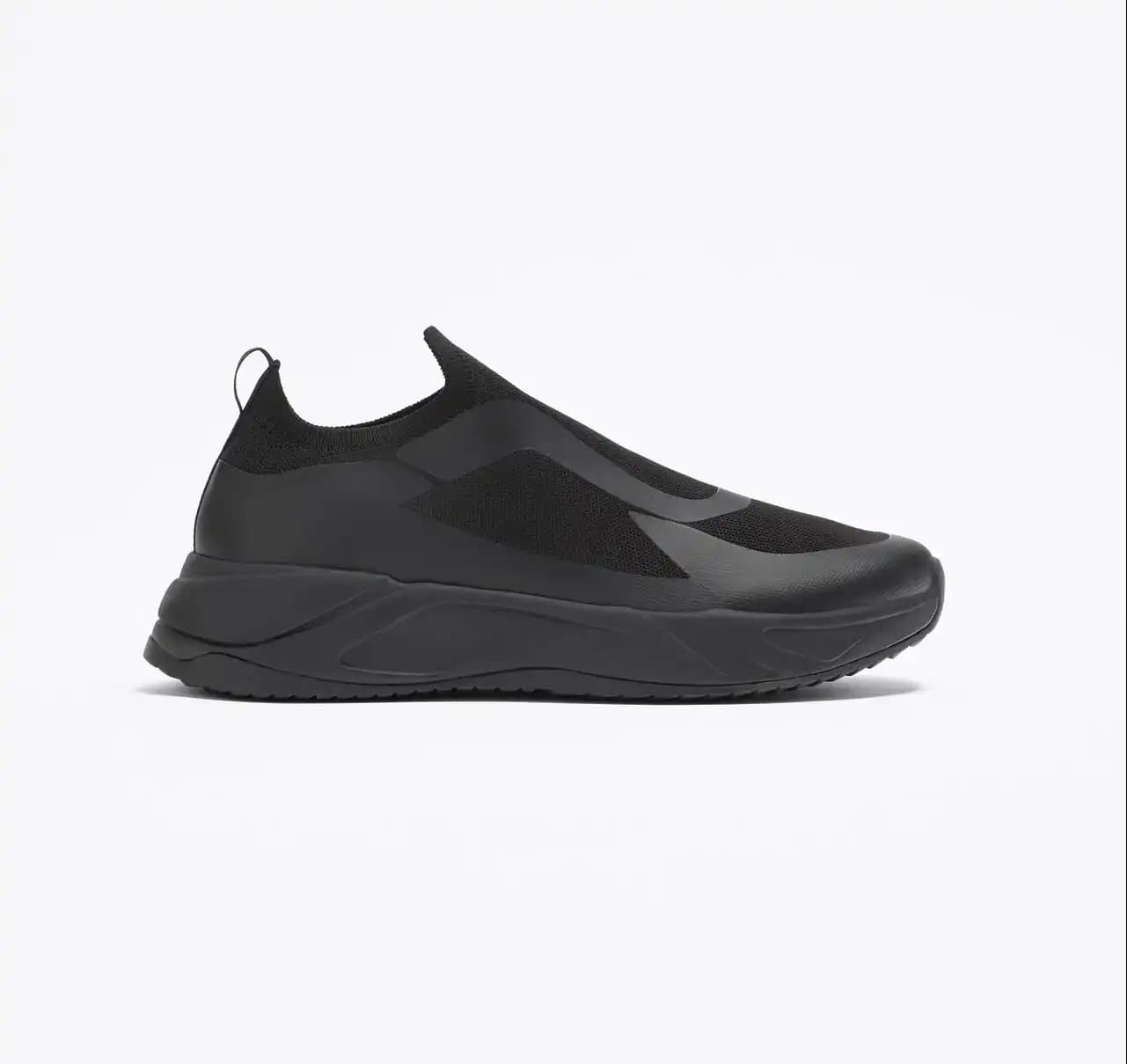 کفش اورجینال Zara مدل Knit Fabric Running Trainers