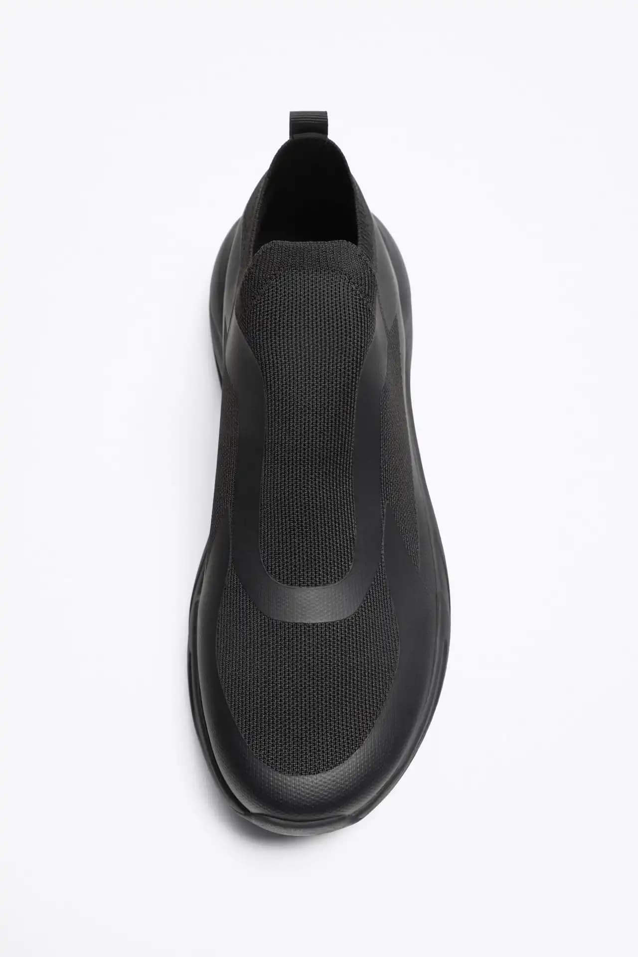 کفش اورجینال Zara مدل Knit Fabric Running Trainers — تصویر ۳