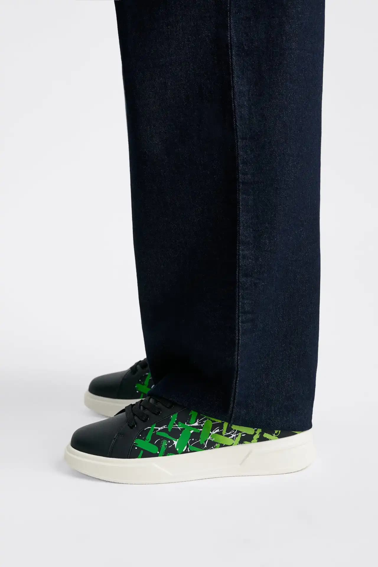 کفش اورجینال Zara مدل Chunky Printed Sports Trainers — تصویر ۸