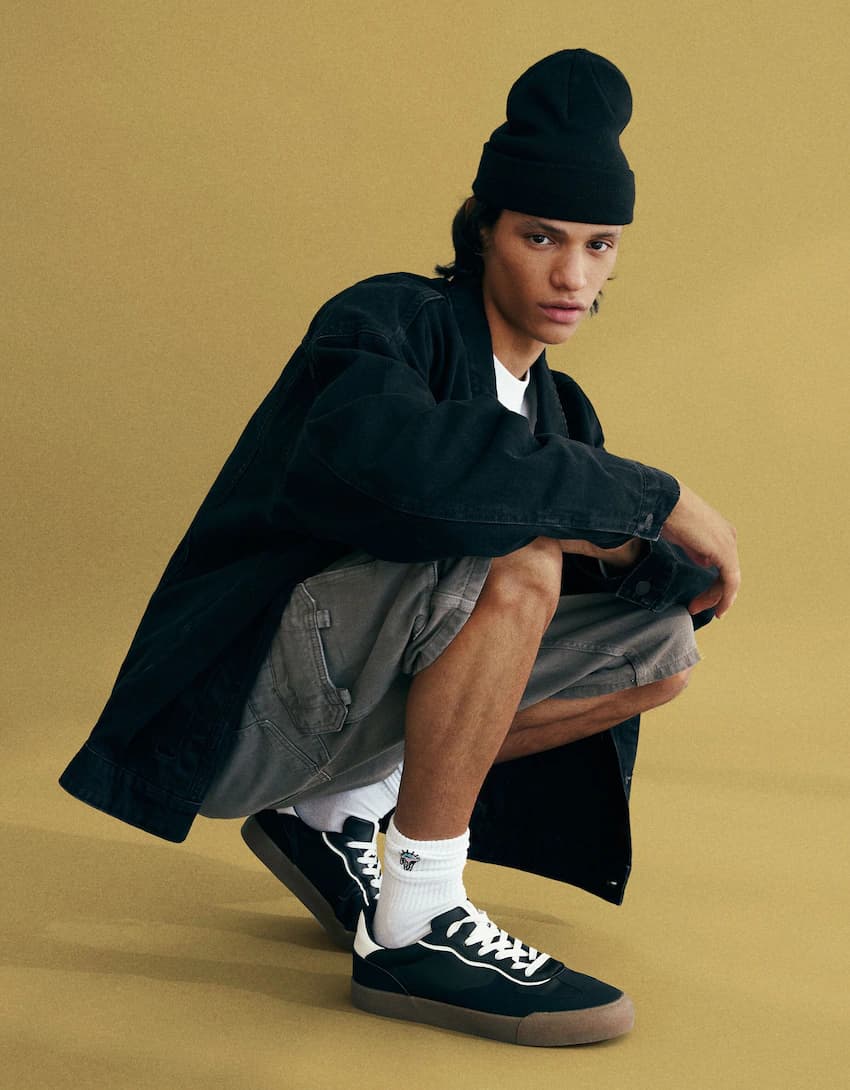 کفش اورجینال Bershka مدل Retro-style trainers — تصویر ۲