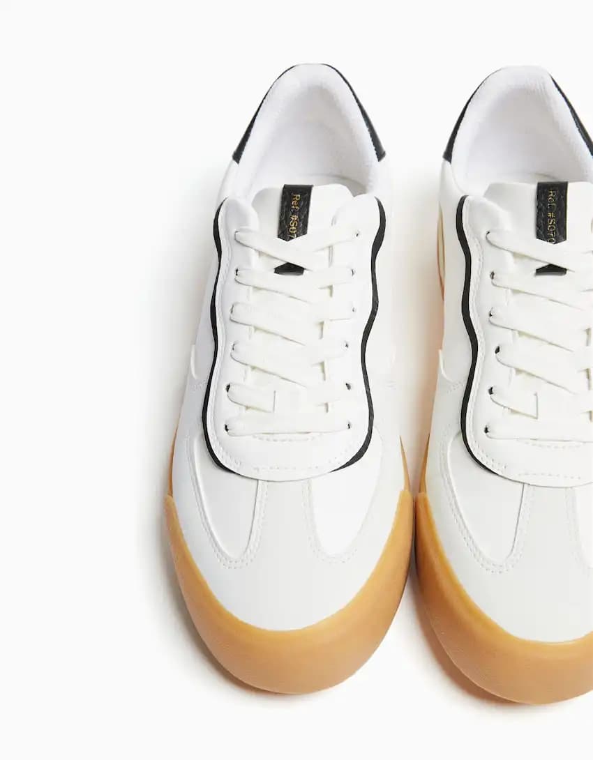 کفش اورجینال Bershka مدل Retro-style trainers — تصویر ۷