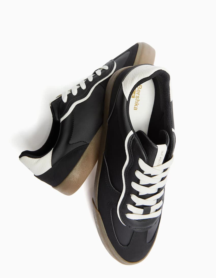 کفش اورجینال Bershka مدل Retro-style trainers — تصویر ۴