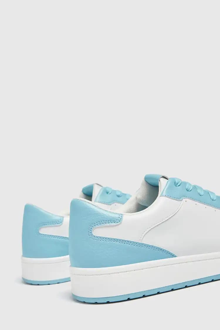 کفش اورجینال Pull&Bear مدل Casual Trainers With Piece Details — تصویر ۴