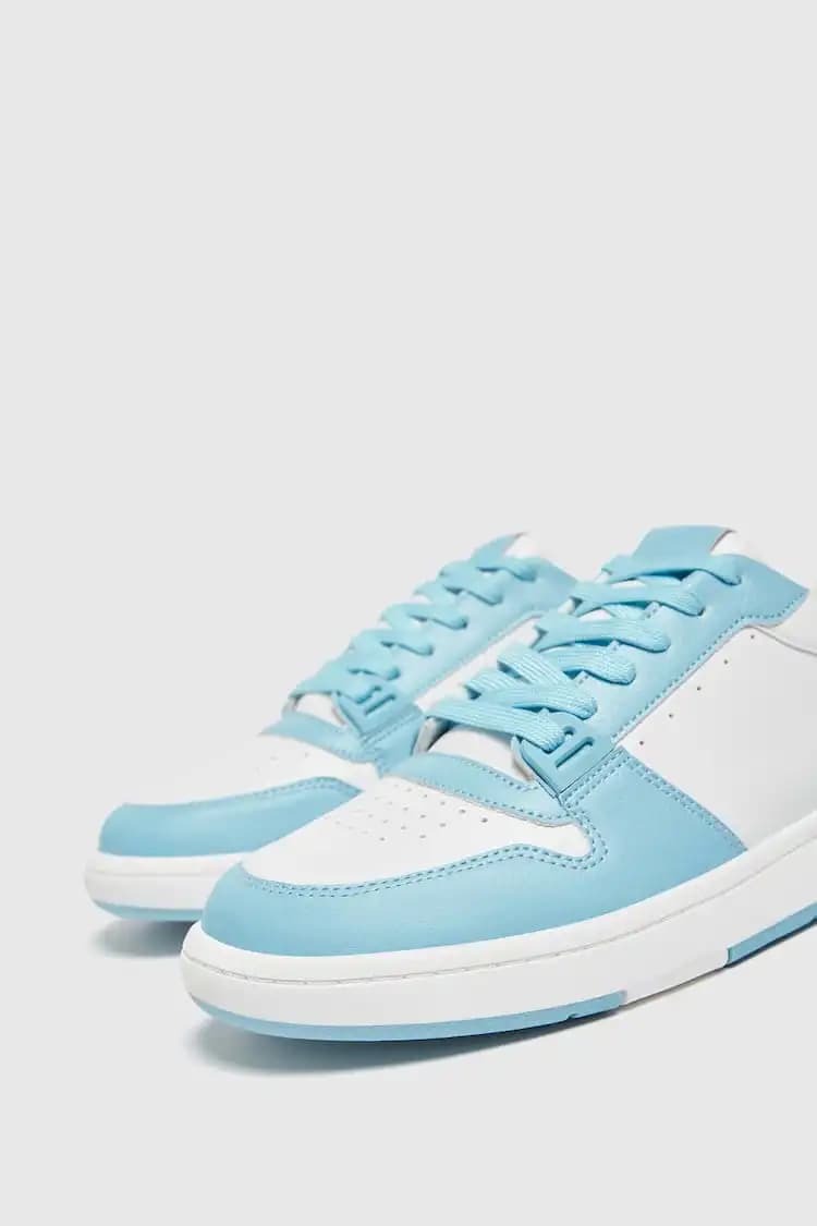 کفش اورجینال Pull&Bear مدل Casual Trainers With Piece Details — تصویر ۳