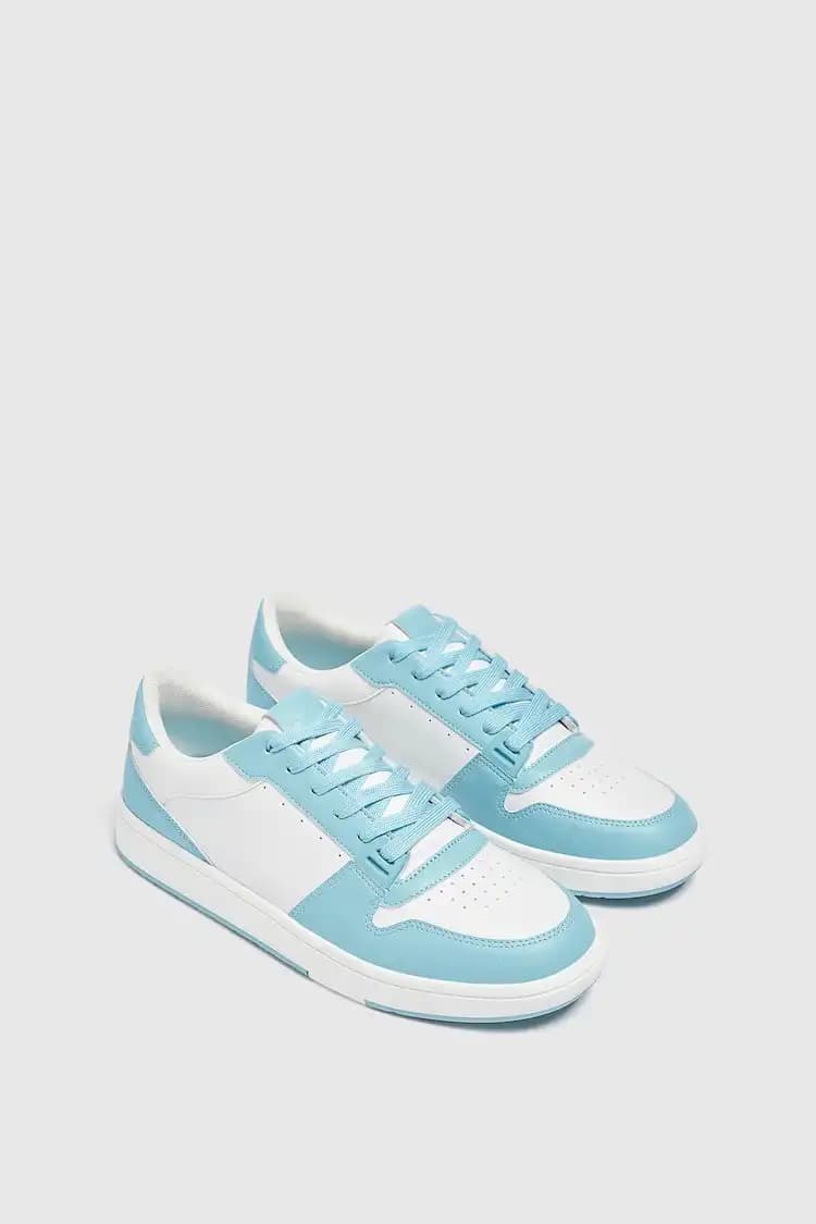 کفش اورجینال Pull&Bear مدل Casual Trainers With Piece Details — تصویر ۵
