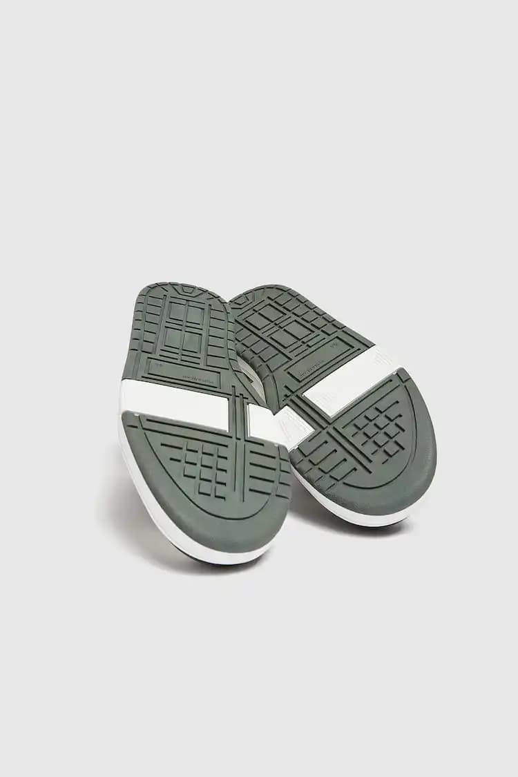 کفش اورجینال Pull&Bear مدل Casual Trainers With Piece Details — تصویر ۸