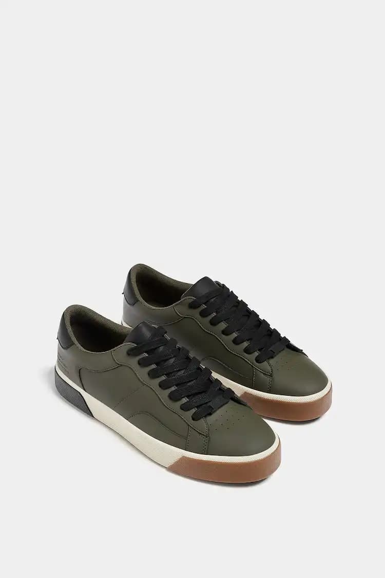 کفش اورجینال Pull&Bear مدل Casual Colour Block Trainers — تصویر ۴