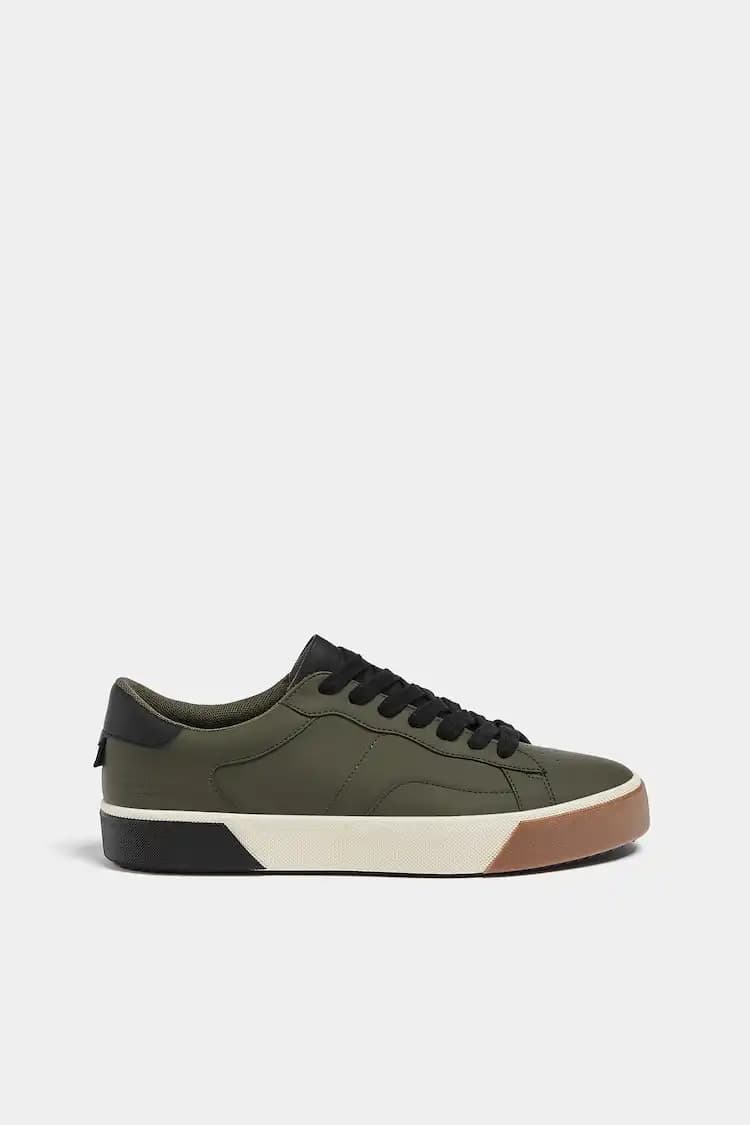 کفش اورجینال Pull&Bear مدل Casual Colour Block Trainers — تصویر ۵