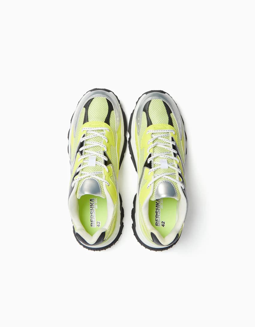 کتونی اورجینال Bershka مدل Multi Piece Trainers — تصویر ۲