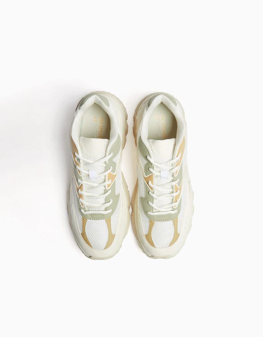 کتونی اورجینال Bershka مدل Multi Piece Trainers — تصویر ۴