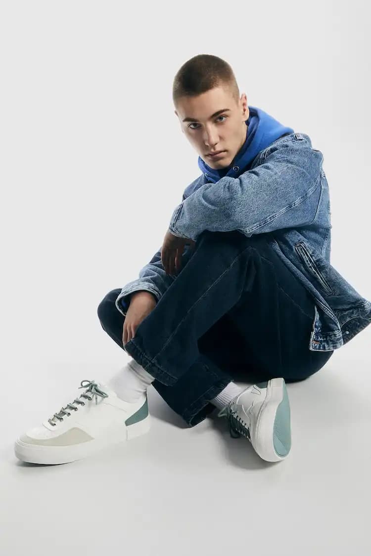کتونی اورجینال Pull&Bear مدل Premium Street Trainers — تصویر ۲