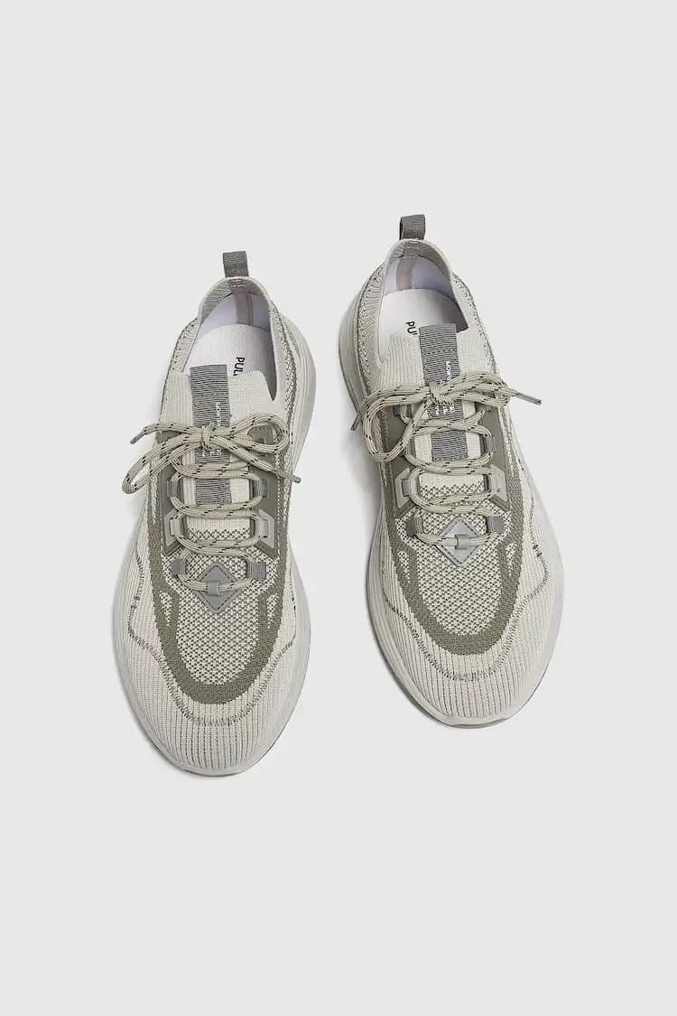 کتونی Pull&Bear مدل Knit Fabric Trainers — تصویر ۵