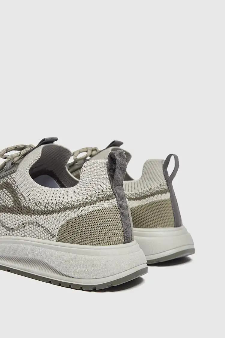 کتونی Pull&Bear مدل Knit Fabric Trainers — تصویر ۳