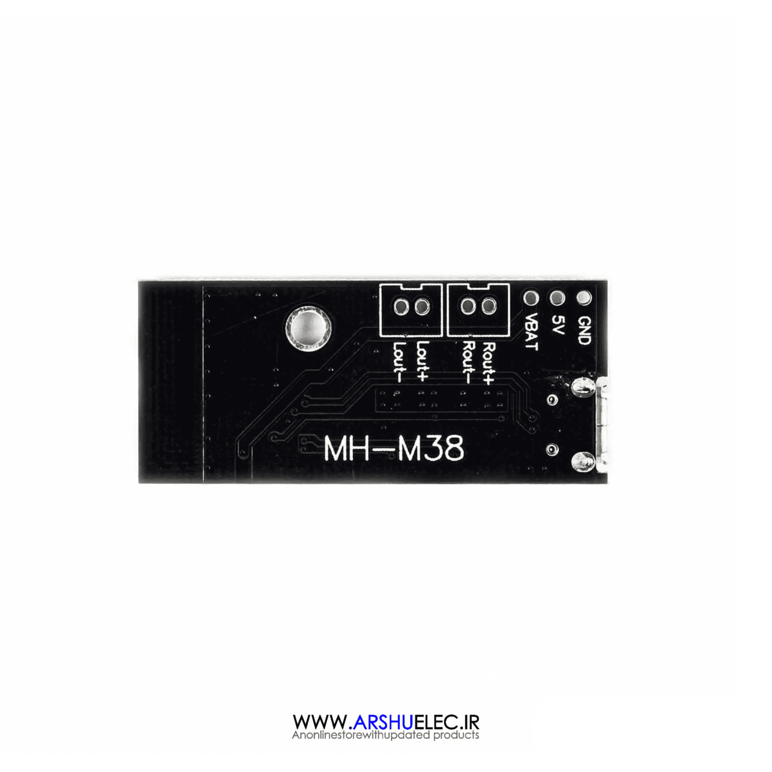 ماژول بلوتوث صوتی MH-M38 دارای 2 خروجی آمپلی فایر 5W — تصویر ۷