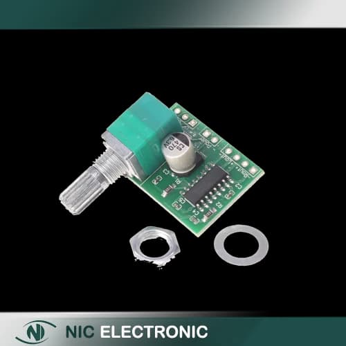 ماژول آمپلی فایر 3w+3W کلاس D با تراشه PAM8403 به همراه ولوم