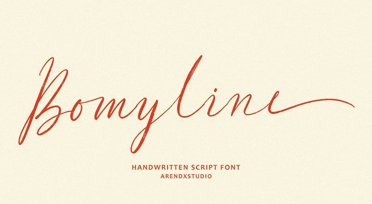 فونت Bomyline انگلیسی