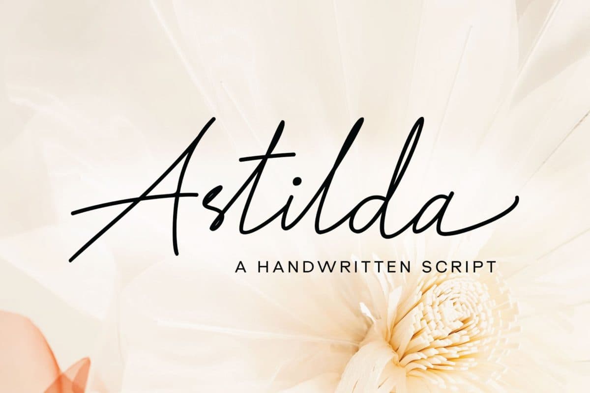 فونت Astilda انگلیسی — تصویر ۲