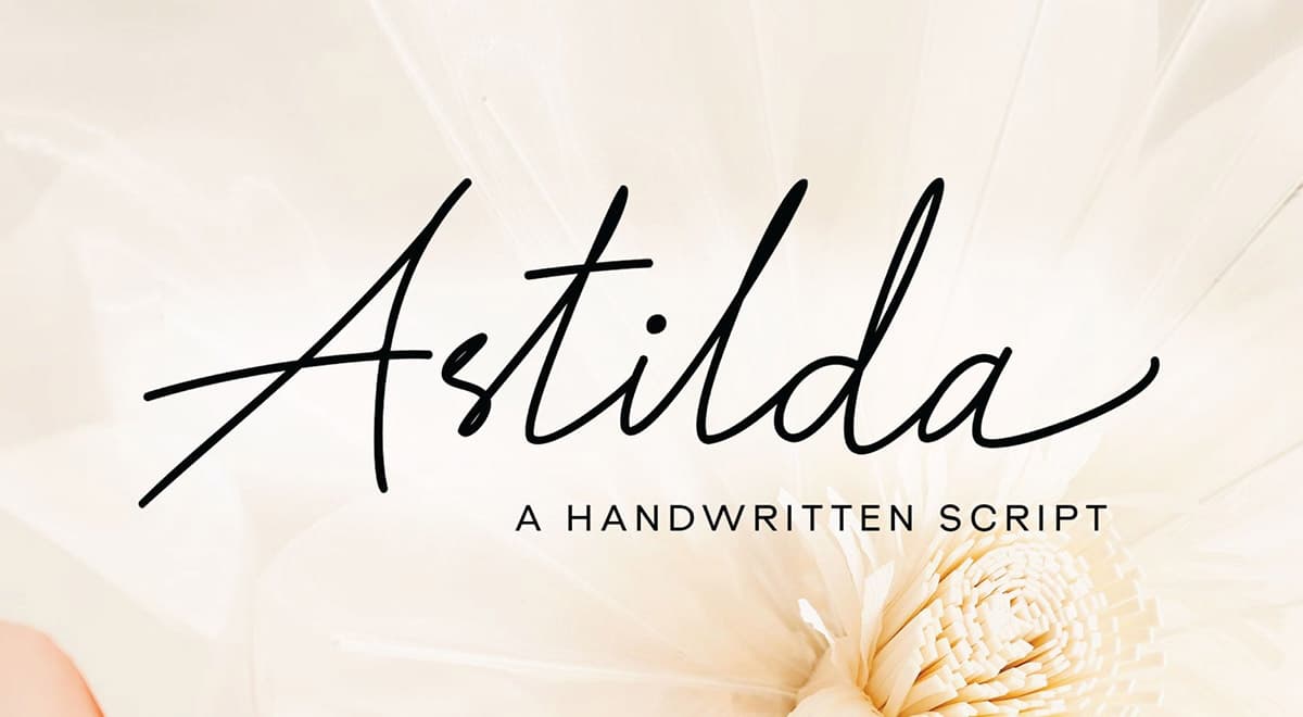 فونت Astilda انگلیسی