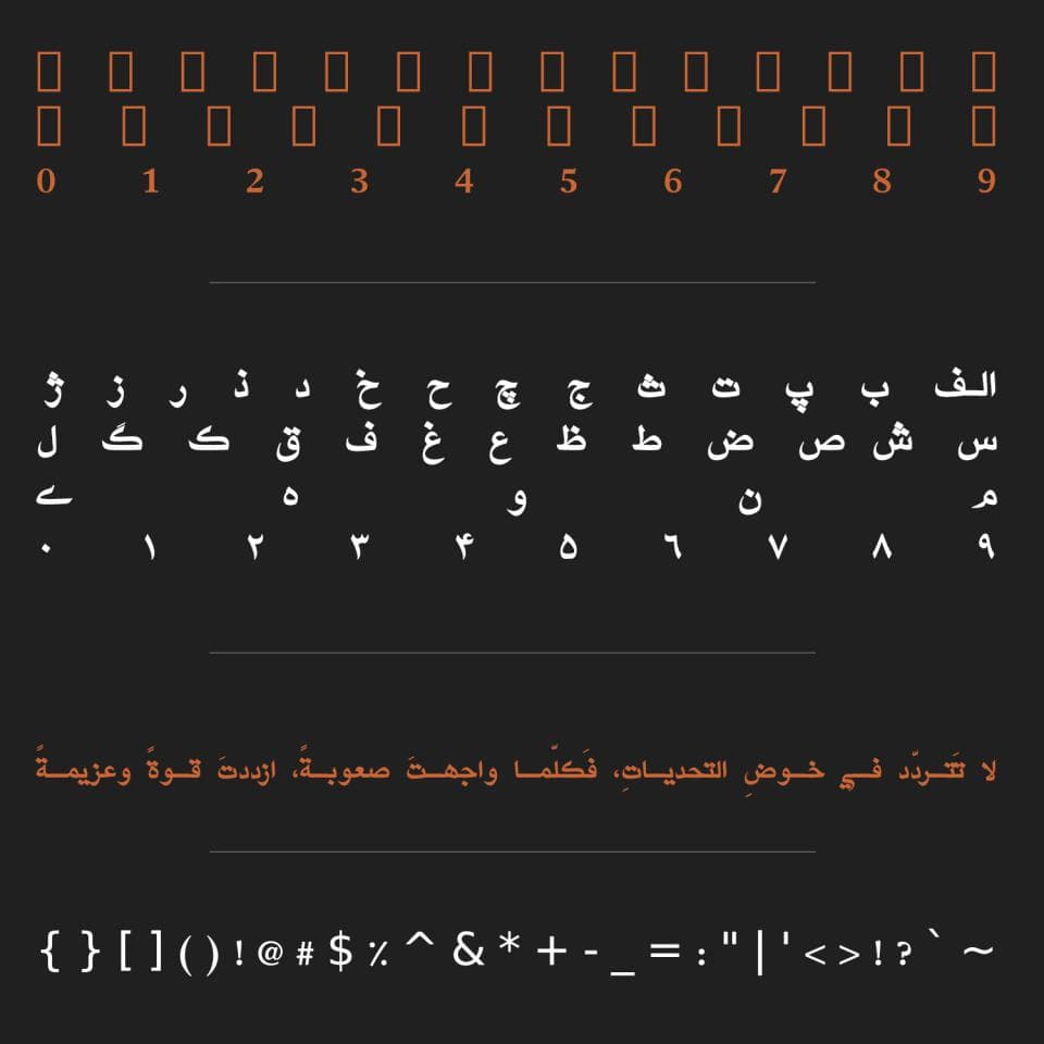 13 فونت چاپچی فارسی Typographer — تصویر ۵