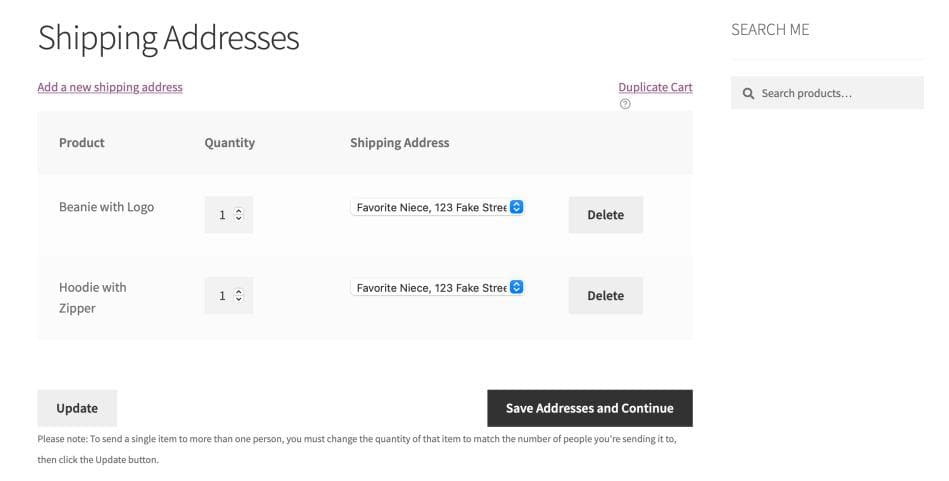 افزونه WooCommerce Shipping Multiple Addresses حمل و نقل به چندین آدرس ووکامرس 4.0.5 — تصویر ۷