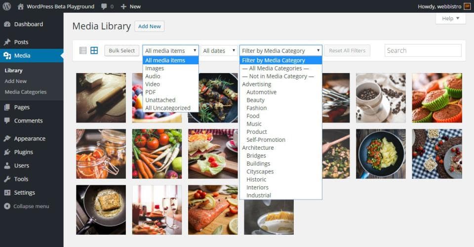 افزونه Enhanced Media Library PRO مدیریت پیشرفته کتابخانه و رسانه وردپرس 2.9 — تصویر ۶