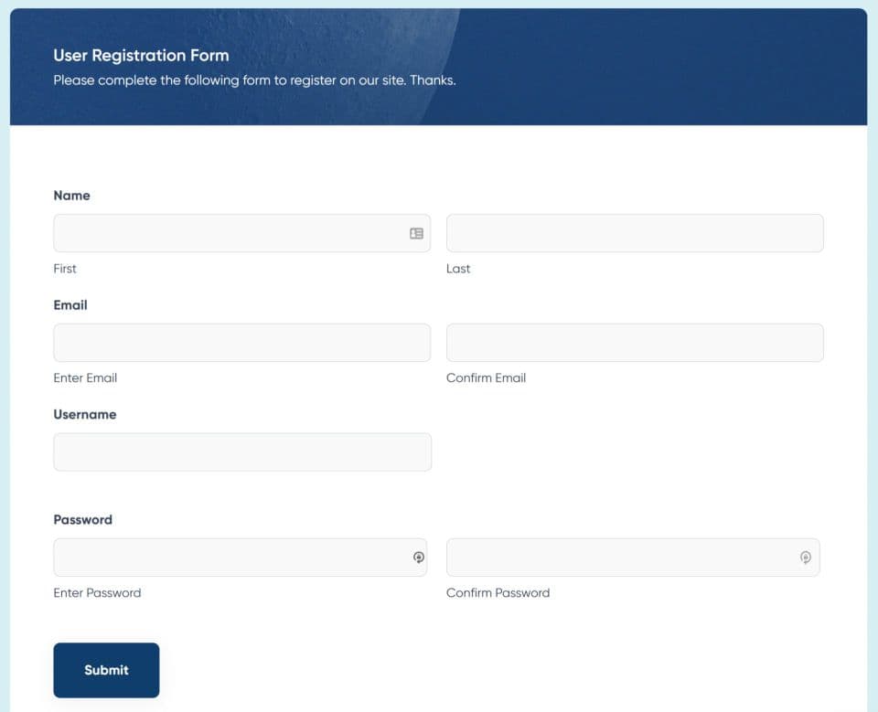 افزونه Gravity Forms User Registration ثبت نام کاربر گرویتی فرم 5.3.0 — تصویر ۳