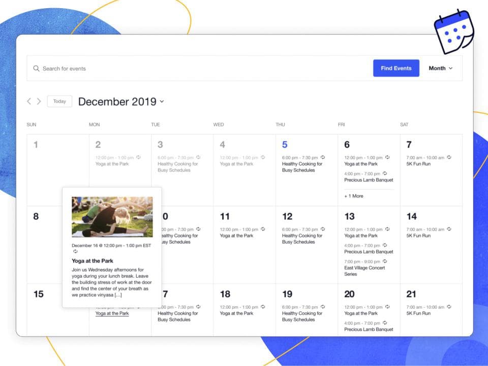 افزونه The Events Calendar Pro تقویم رویدادها وردپرس اونت پرو 6.3.1.1 — تصویر ۲