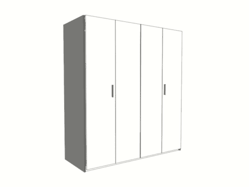 مکانیزم درب آکاردئونی لولا پلاستیکی با چرخ بدون بلبرینگ آلباتور WingSlide 7420 - آرتان ابزار — تصویر ۲