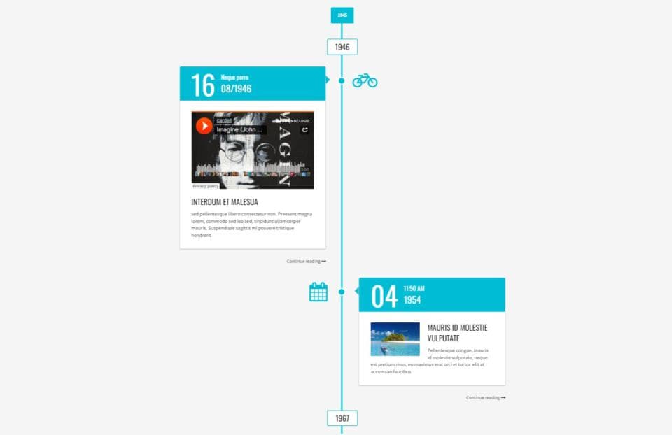 افزونه WP Timeline ساخت تایم لاین ریسپانسیو عمودی و افقی وردپرس 3.6.6 — تصویر ۷