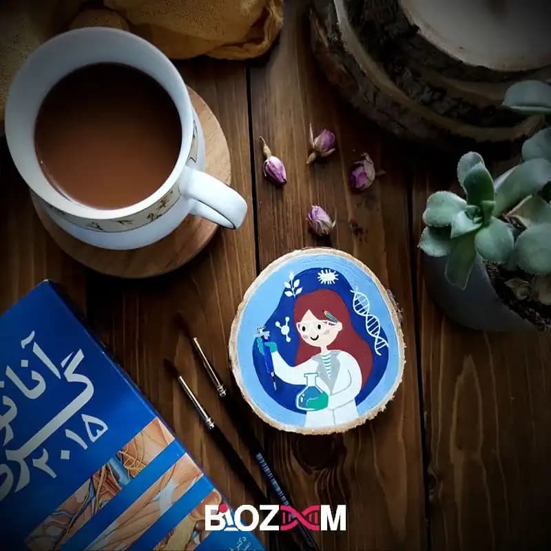 صنایع دستی ژنتیک طرح دختر جنس چوب- کد 103
