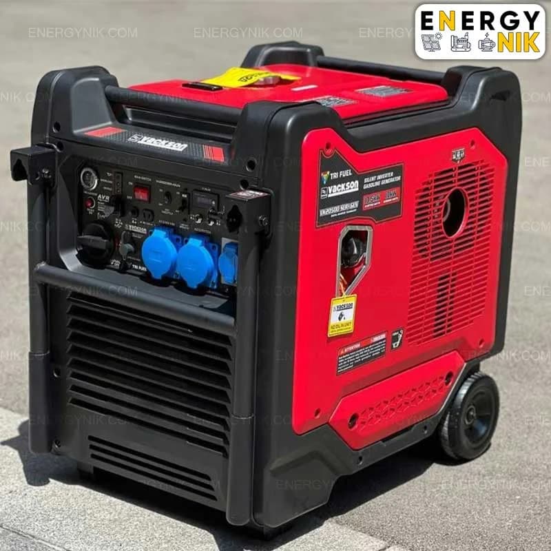 موتور برق واکسون 10.5 کیلووات سایلنت سه گانه (VACKSON – VK20500ISER+GLN -10.5KW)