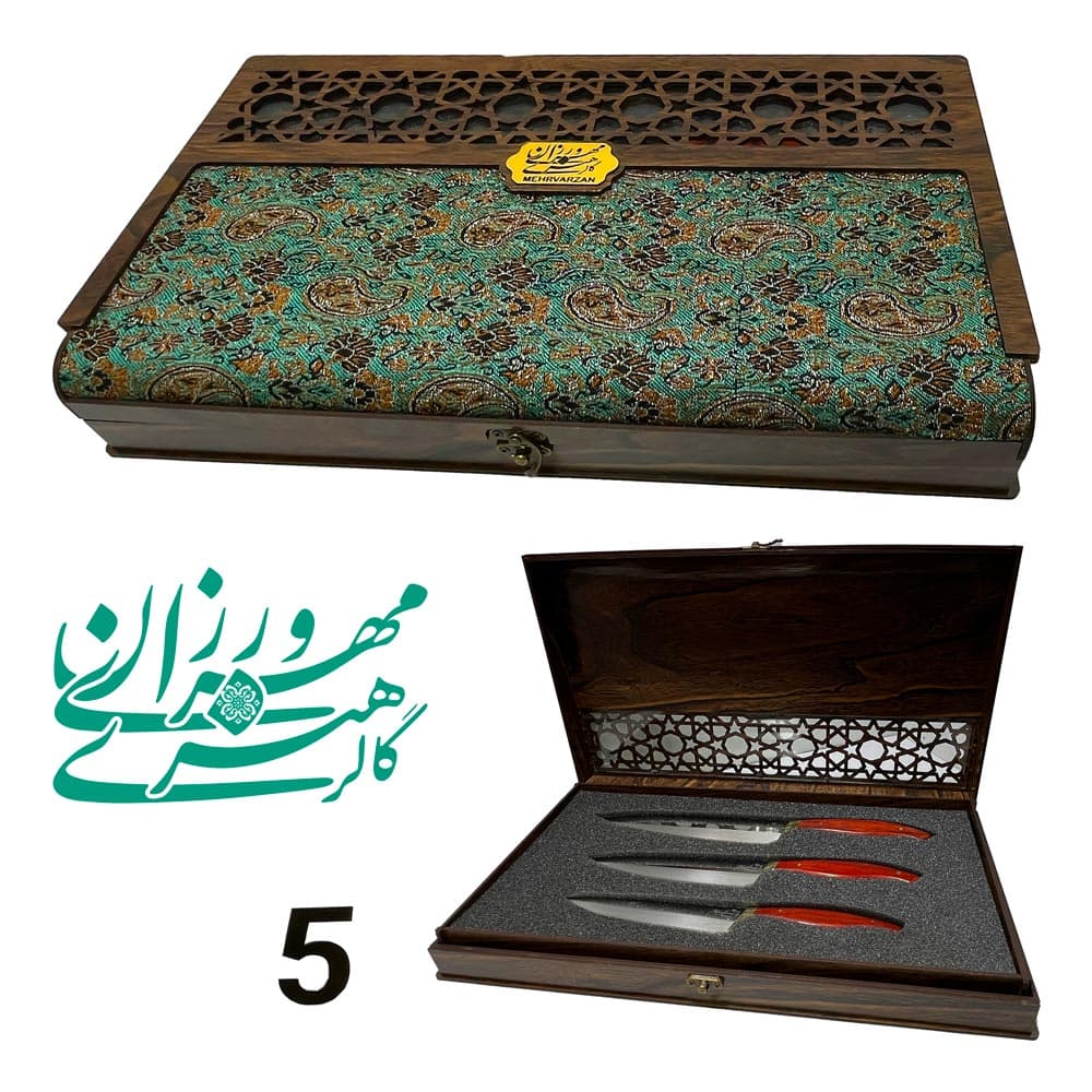 جعبه چاقوی لوکس ترمه‌ای — تصویر ۶
