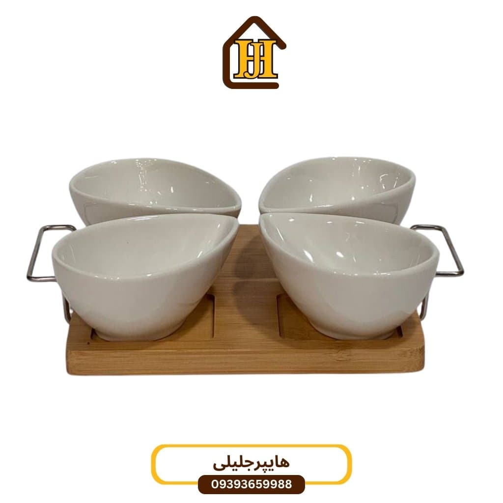 آجیل خوری سرامیک بامبو