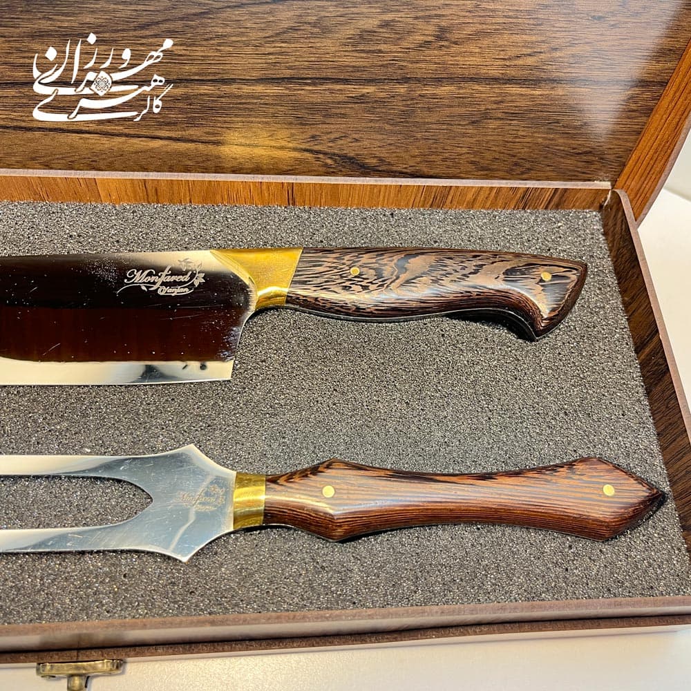 کارد و چنگال سرو استیک منفرد زنجان — تصویر ۲