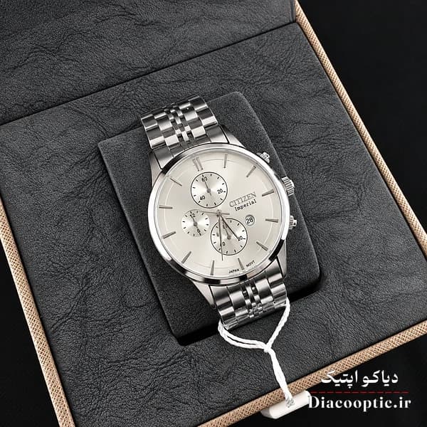 ساعت مچی مردانه موتور ژاپن اصلی برند سیتیزن مدل DO1337 استیل — تصویر ۷