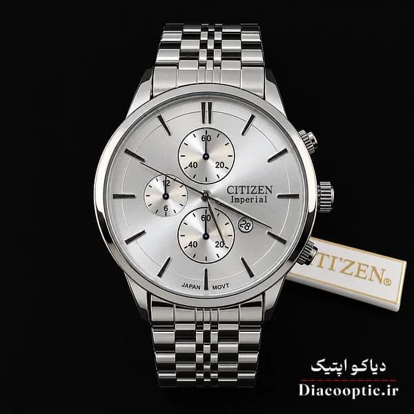 ساعت مچی مردانه موتور ژاپن اصلی برند سیتیزن مدل DO1337 استیل — تصویر ۵