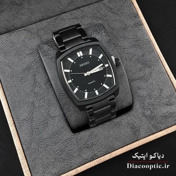 ساعت مچی مردانه برند سیکو مدل DO1328 دو تقویم مربعی — تصویر ۸