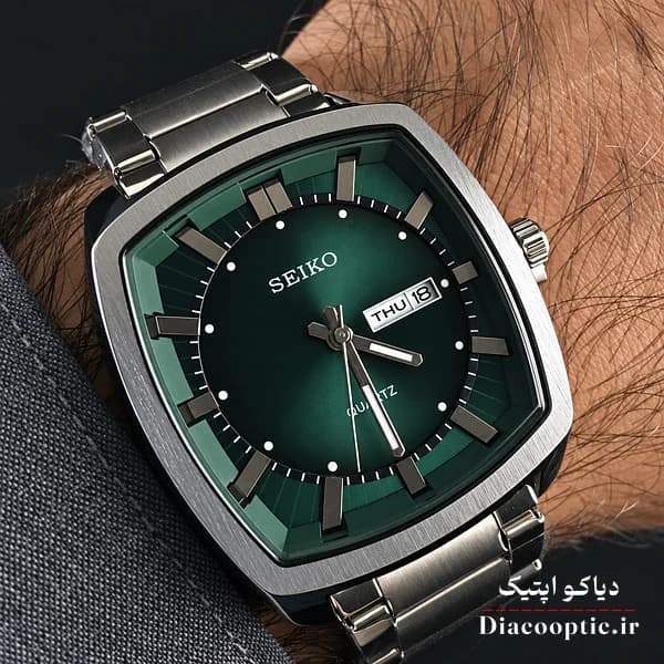 ساعت مچی مردانه برند سیکو مدل DO1331 دو تقویم مربعی — تصویر ۶