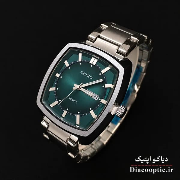 ساعت مچی مردانه برند سیکو مدل DO1331 دو تقویم مربعی — تصویر ۴