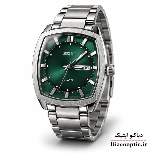 ساعت مچی مردانه برند سیکو مدل DO1331 دو تقویم مربعی