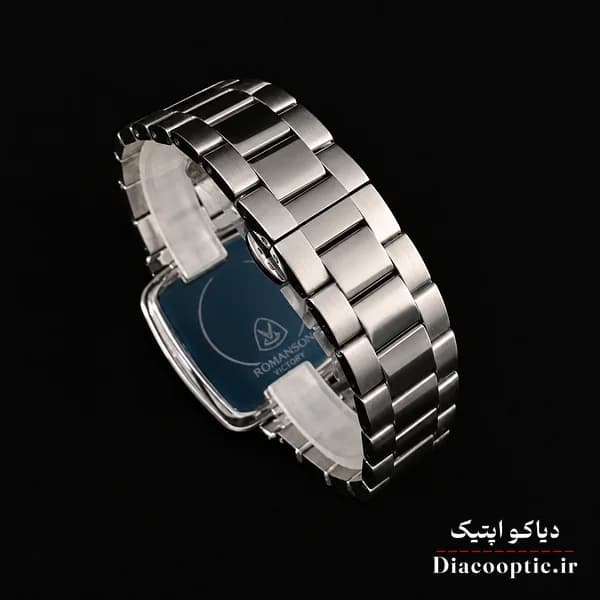 ساعت مچی مردانه موتور ژاپن اصلی برند رمانسون مدل RV2501M استیل مربعی — تصویر ۶