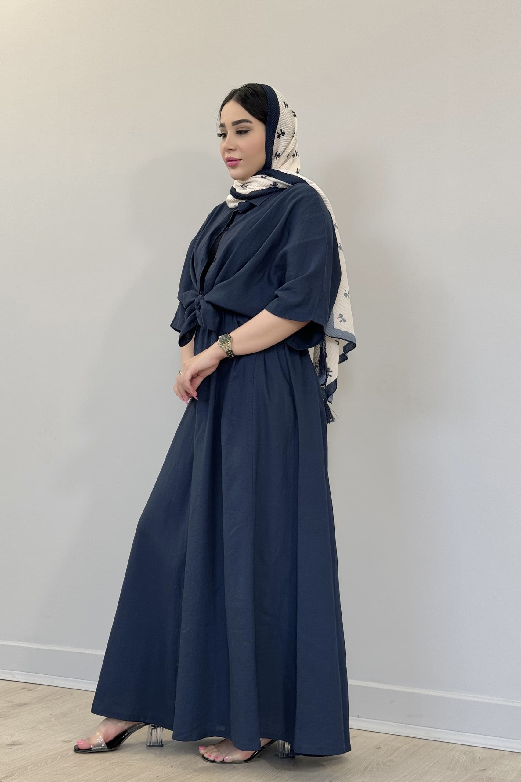 ست شومیز و دامن لینن — تصویر ۴
