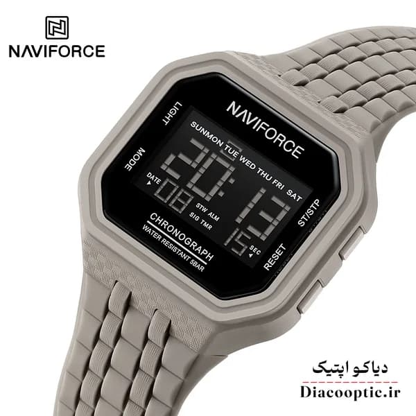 ساعت مچی مردانه دیجیتالی نیوی فورس مدل NF 7116 بند رابر