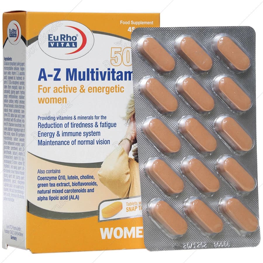 قرص A-Z مولتی ویتامین بانوان 50+ — تصویر ۲